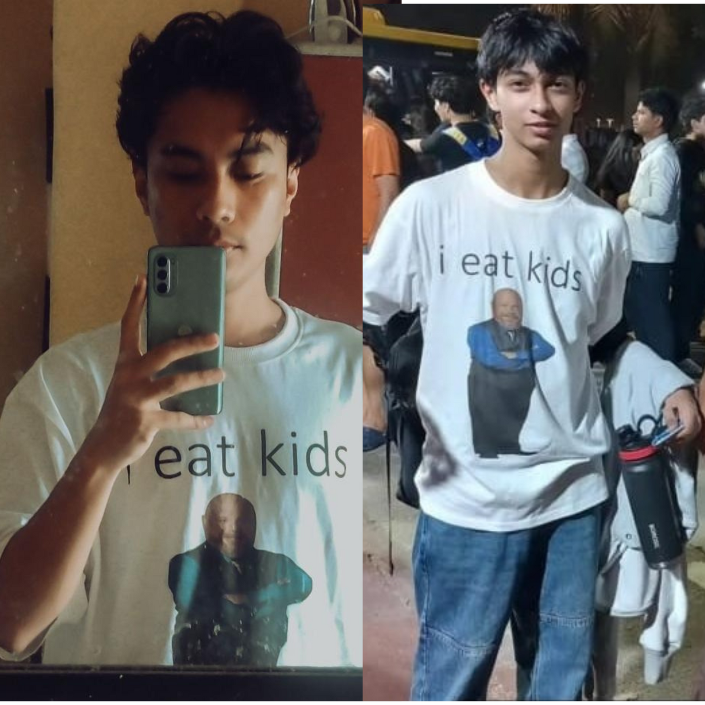 i eat kids - Oversized Tee