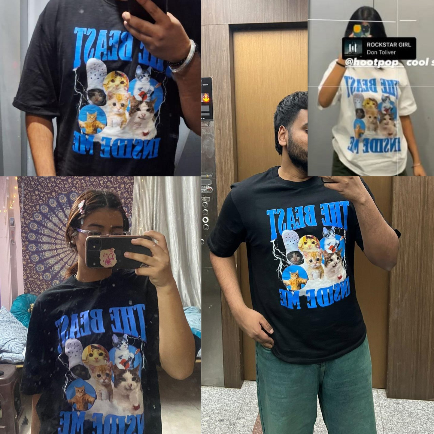 The Beast Inside Me - Oversized Tee