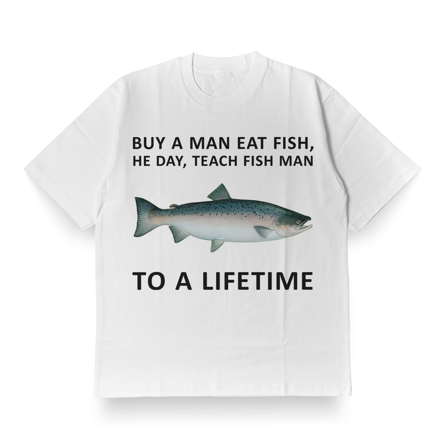 Buy A Man Eat Fish - Oversized Tee