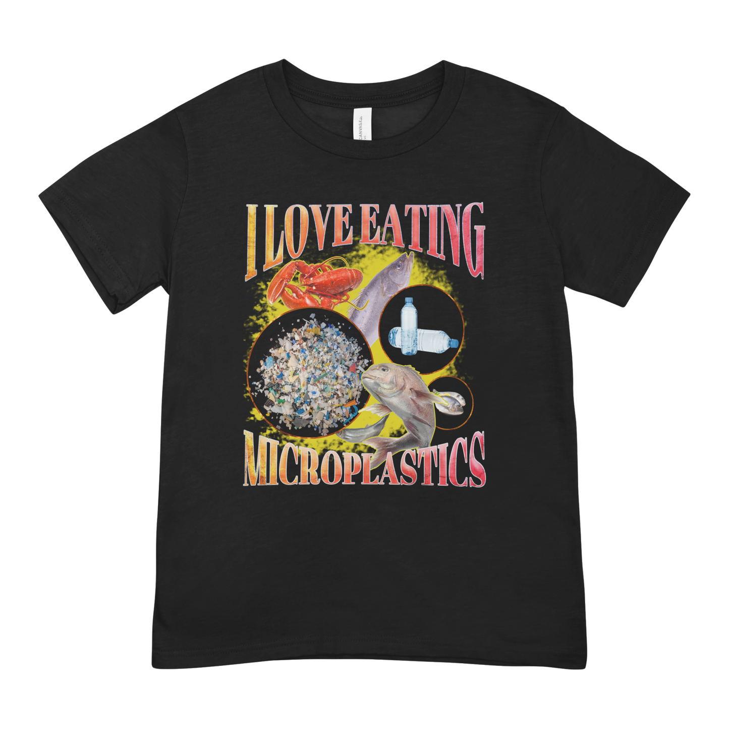 i love eating microplastics - Oversized Tee