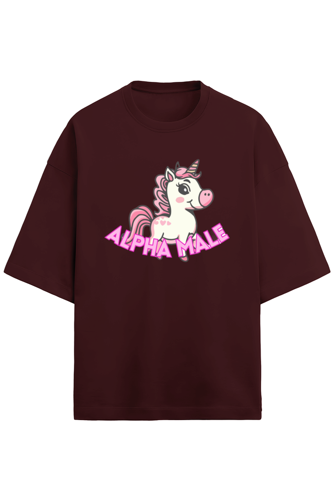 Alpha Male - French Terry Oversized Tee