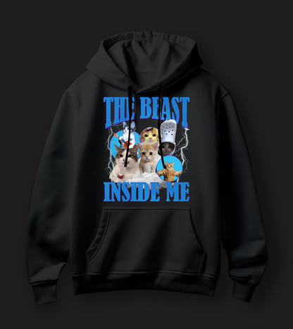 The Beast Inside Me!! - Unisex Oversized Hoodie