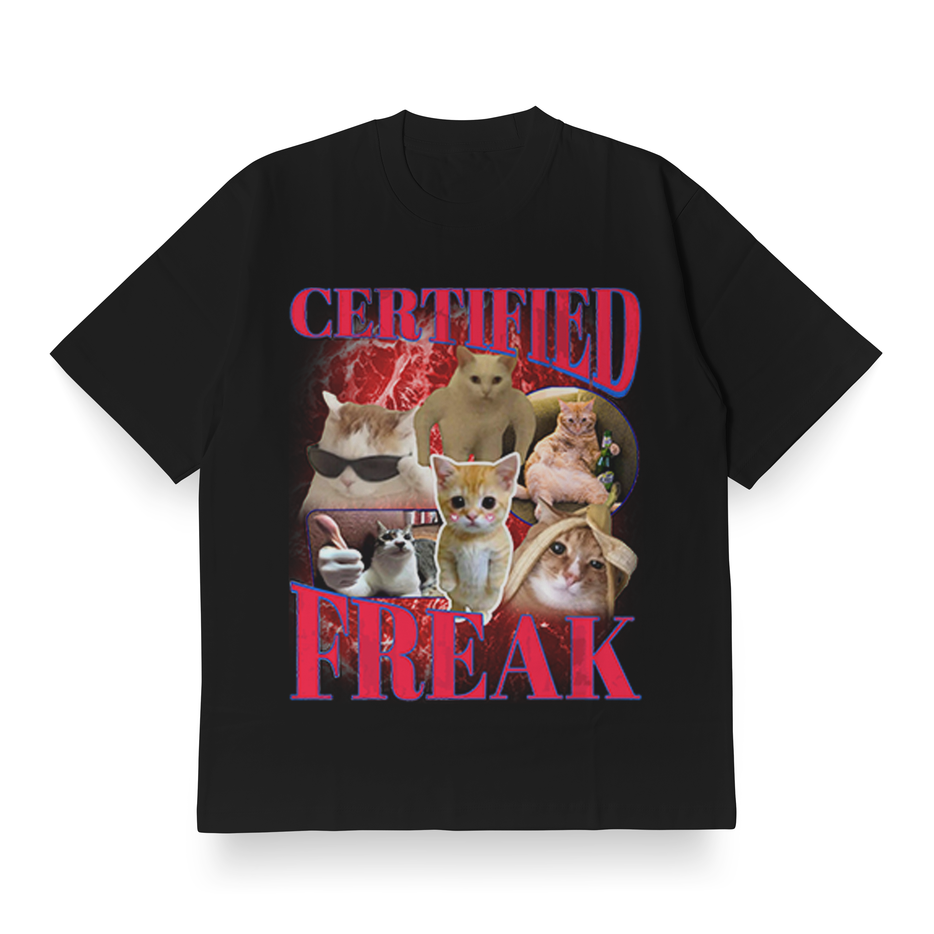 Certified Freak - Oversized Tee – HootPop Clothing