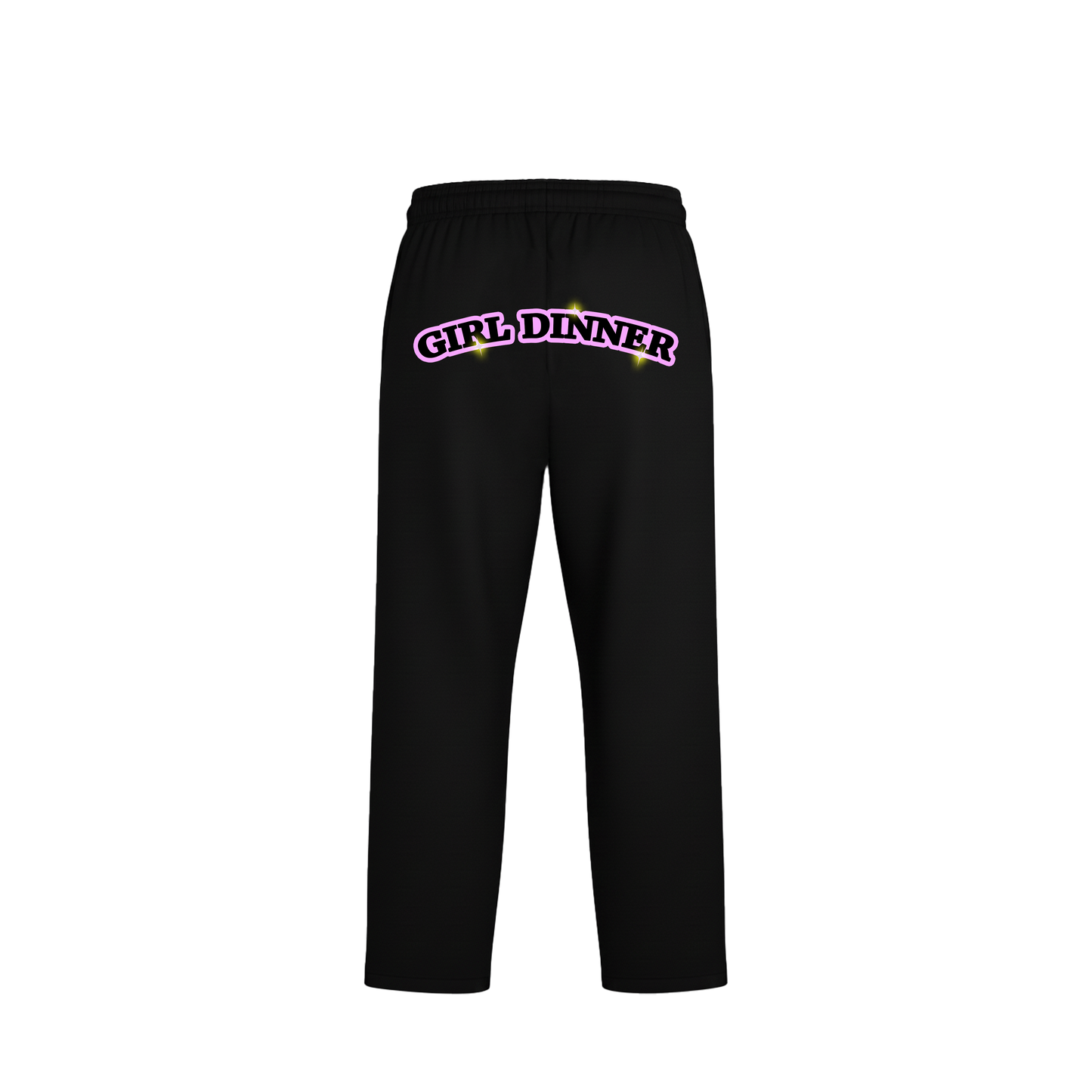 Girl Dinner - Black Sweatpants