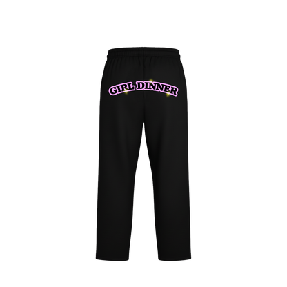 Girl Dinner - Black Sweatpants