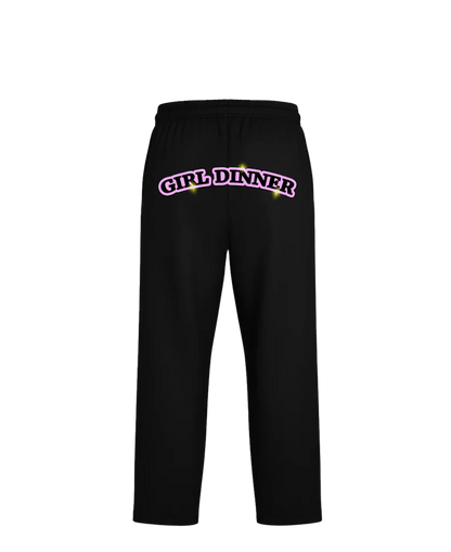 Girl Dinner - Black Sweatpants