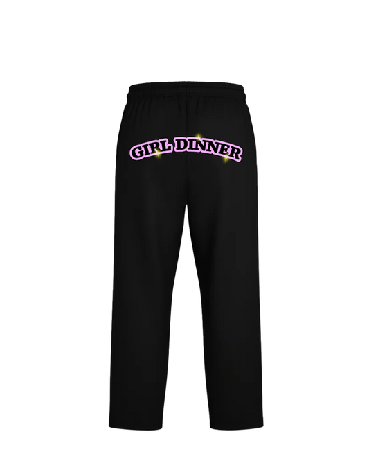 Girl Dinner - Black Sweatpants