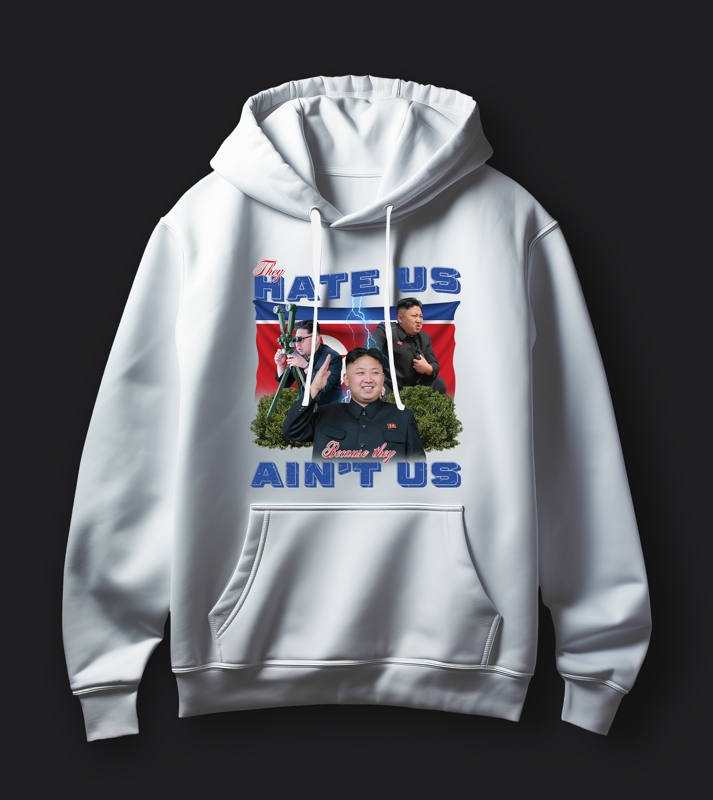 They Hate Us, Cus They Ain't Us - Unisex Oversized Hoodie