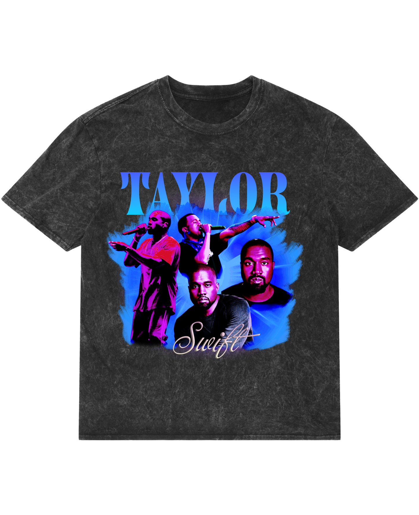 Taylor Swift - Acid Washed Boxy Fit Tee - Acidwash Front