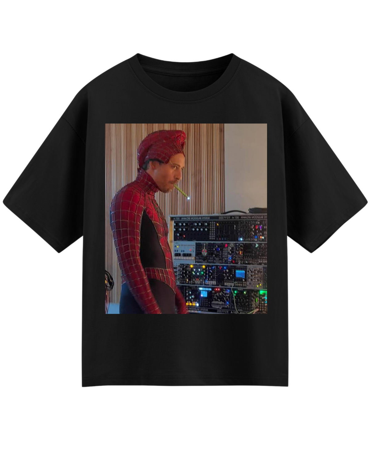 Custom Tee - Aditya  - Black Front