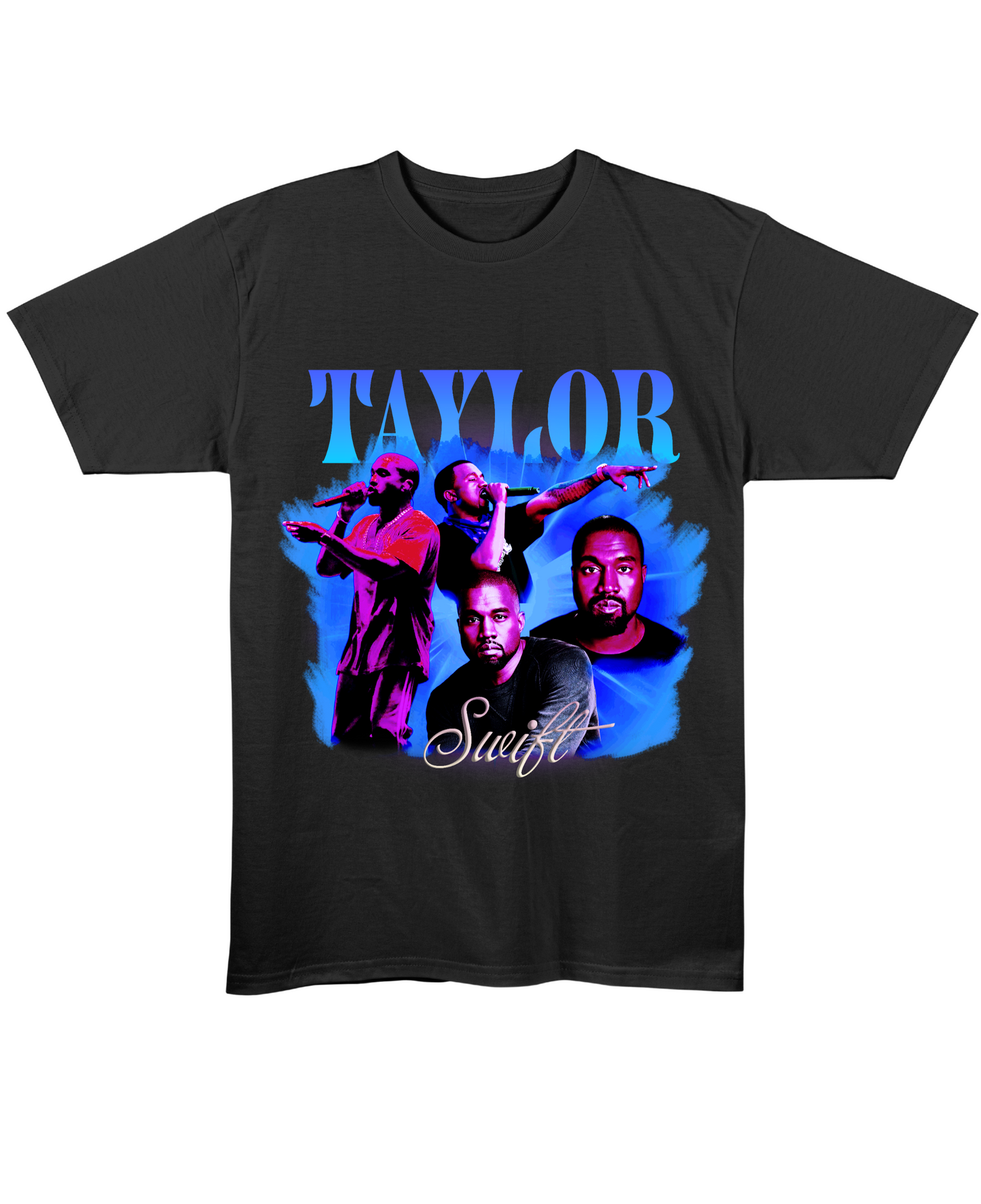 Taylor Swift - Regular Fit Tee - Black Front View