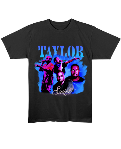 Taylor Swift - Regular Fit Tee - Black Front View