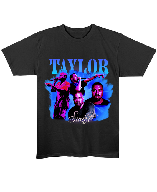 Taylor Swift - Regular Fit Tee - Black Front View