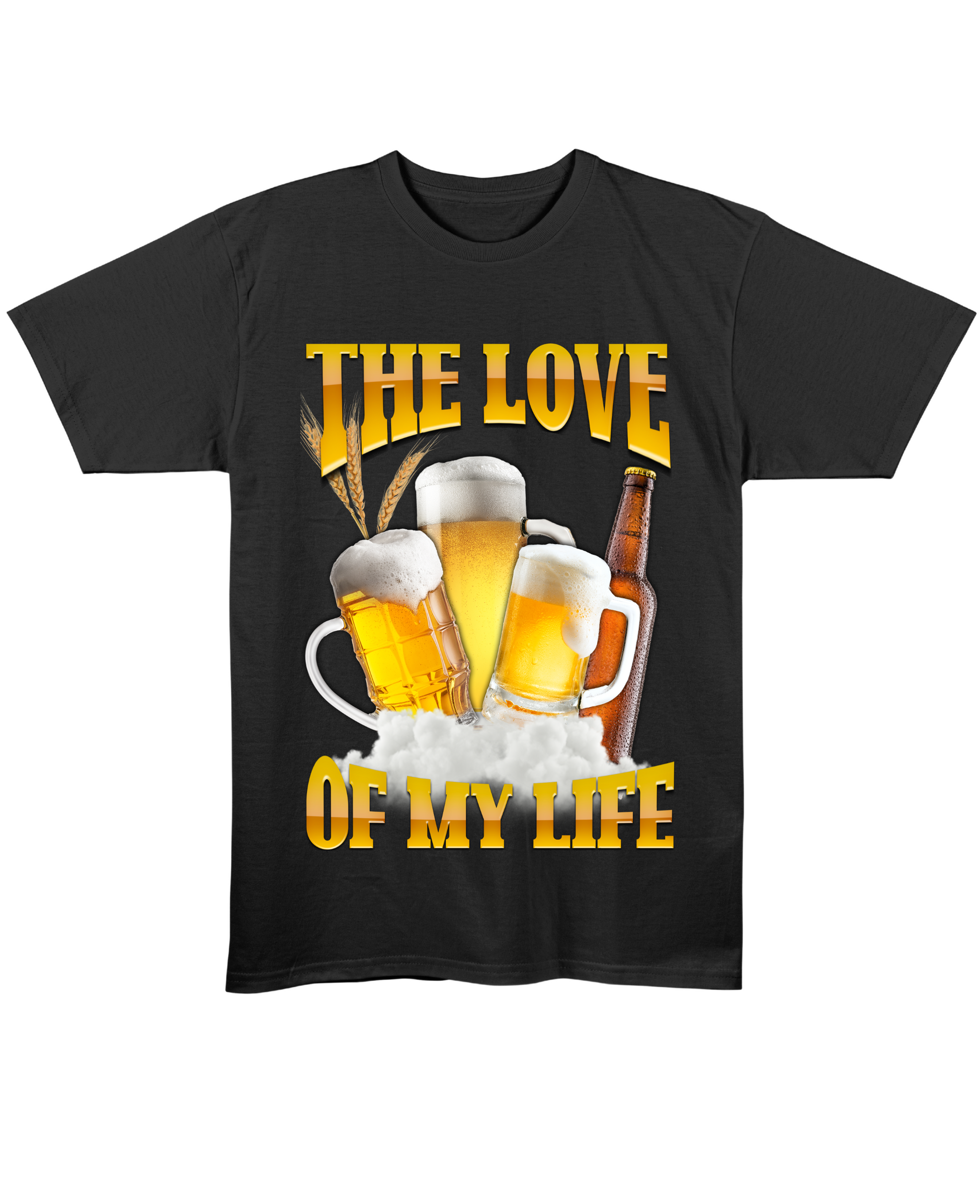The Love Of My Life - Regular Fit Tee - Black Front