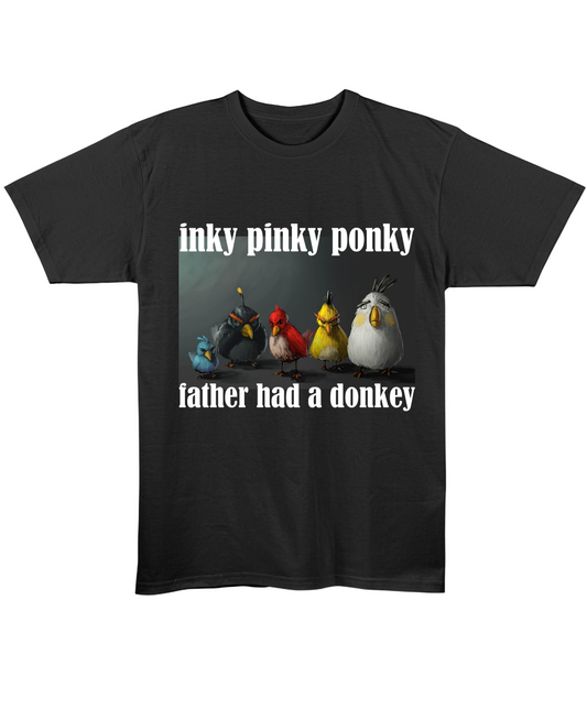 inky pinky ponky - Regular Fit Tee - Black Front