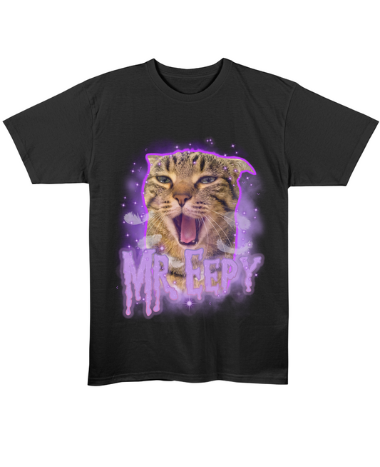 Mr. Eepy - Regular Fit Tee - Black Front
