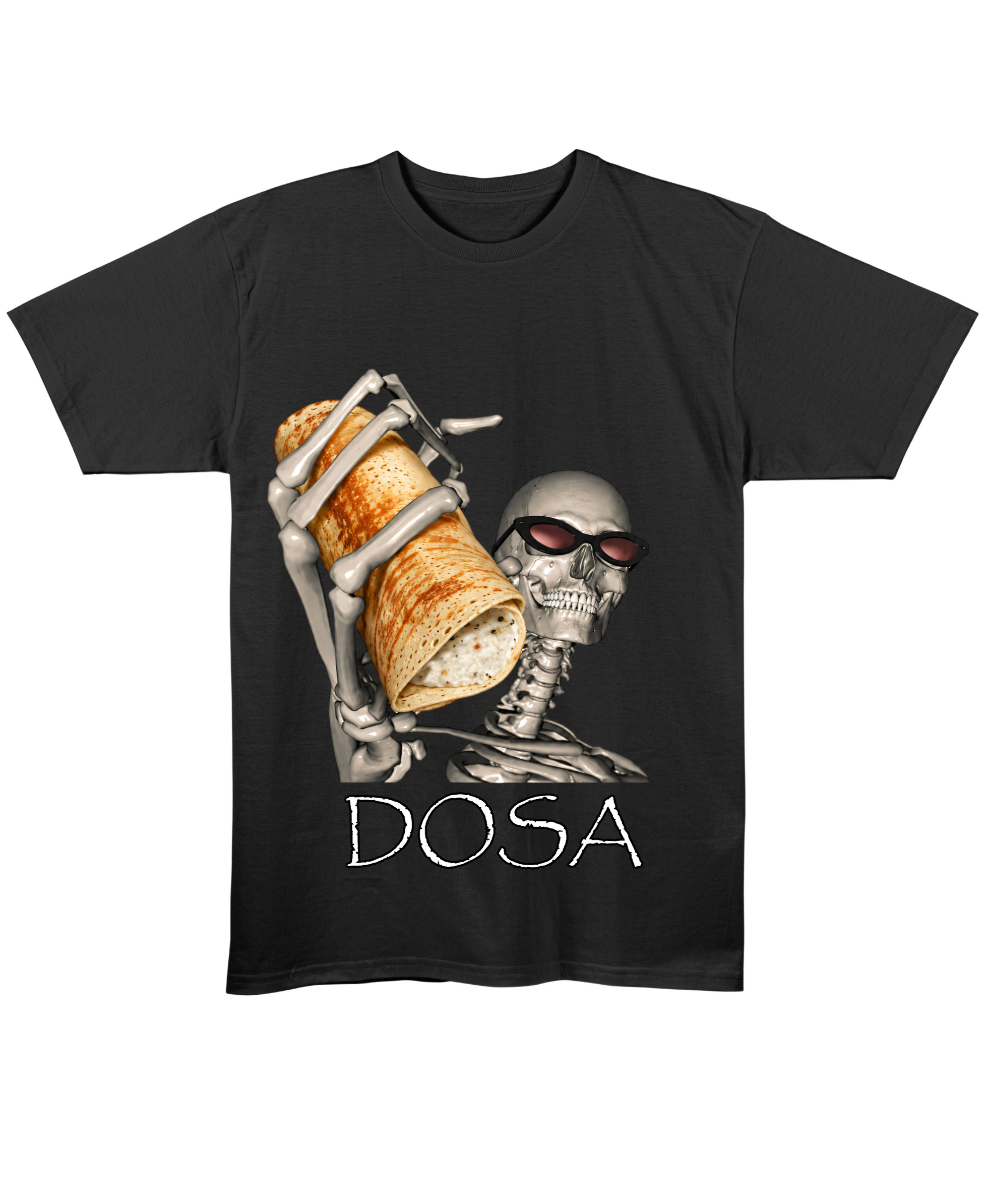 DOSA - Regular Fit Tee - Black Front
