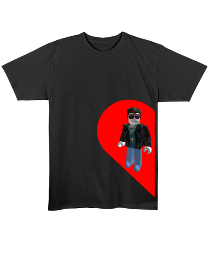 Roblox Guy Regular Fit Tee - Black Front