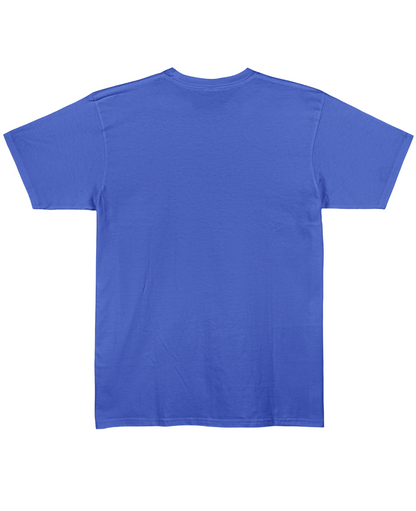 Mentally Sick, Totally Thicc - Regular Fit Tee - Blue Back View