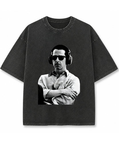 Vintage Fade Wash Oversized T-shirt Front Design
