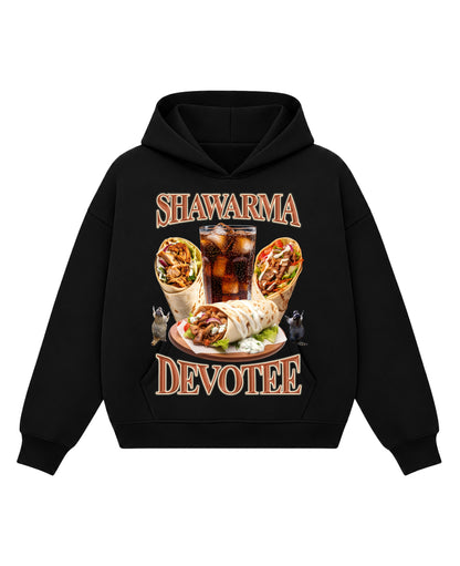 Black Boxy Hoodie Front Design