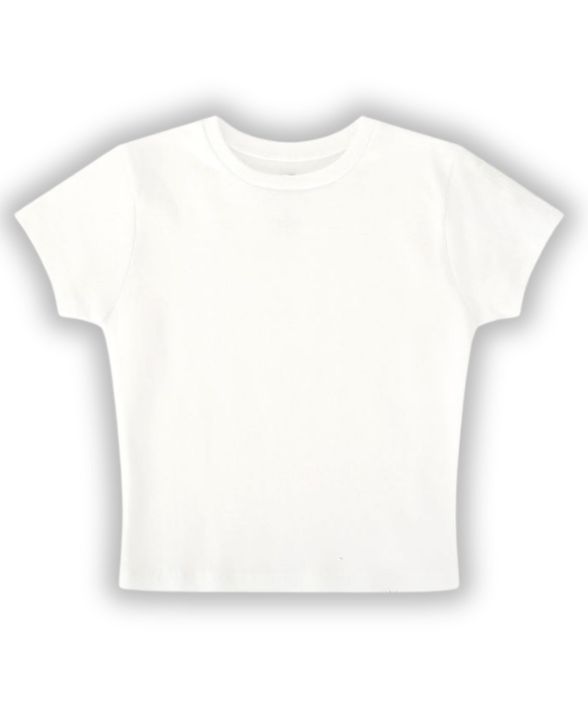 The Beast Inside Me - Baby Tee - White Baby Tee Back