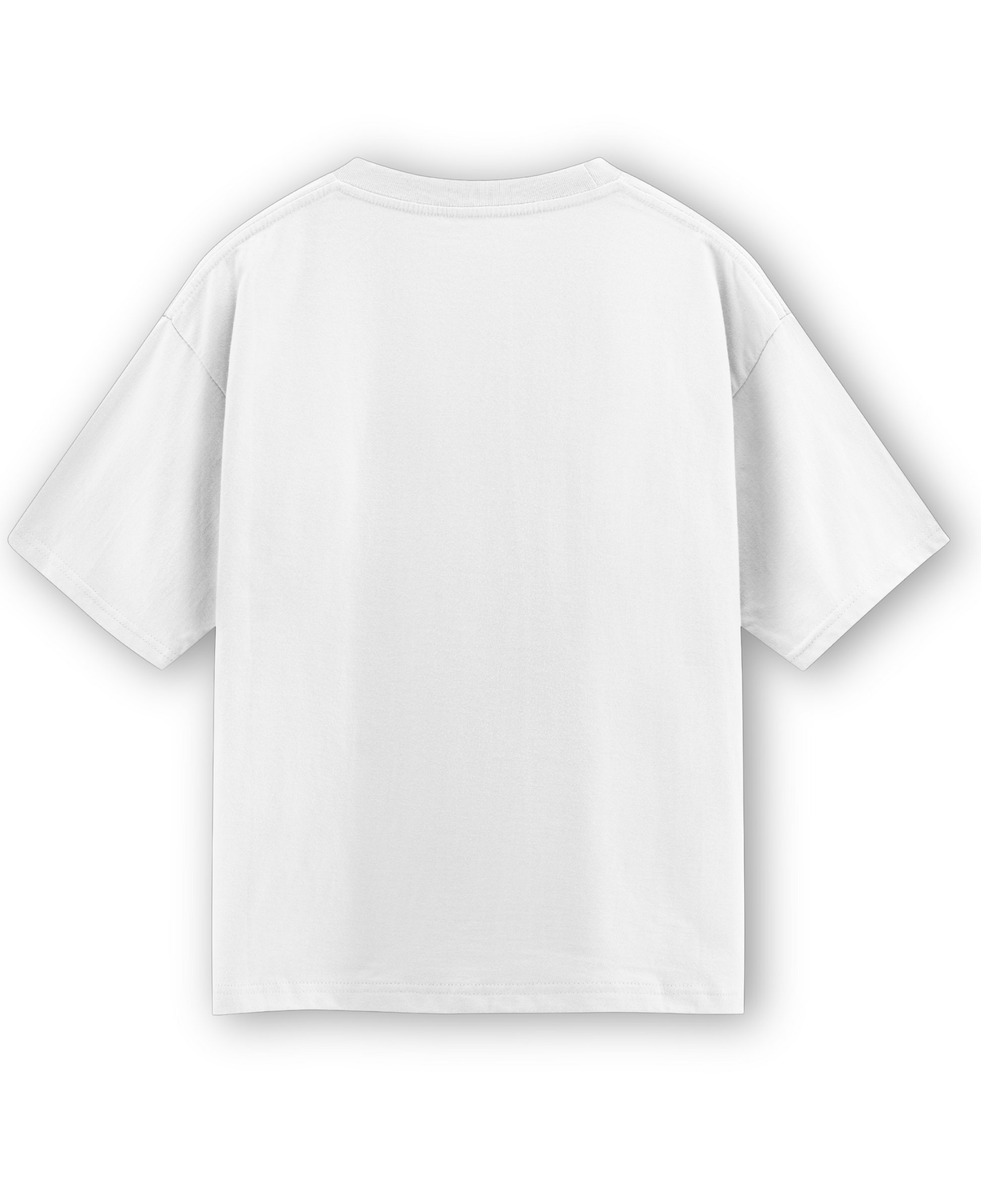 Hell Yeah (Marlboro and Jack Daniels) - Oversized Tee - White Back View