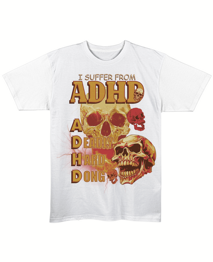 ADHD - Regular Fit Tee - White Front