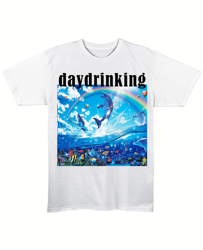 daydrinking - Regular Fit Tee - White Front