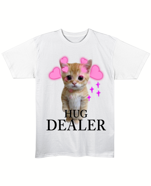 Hug Dealer - Regular Fit Tee - White Front