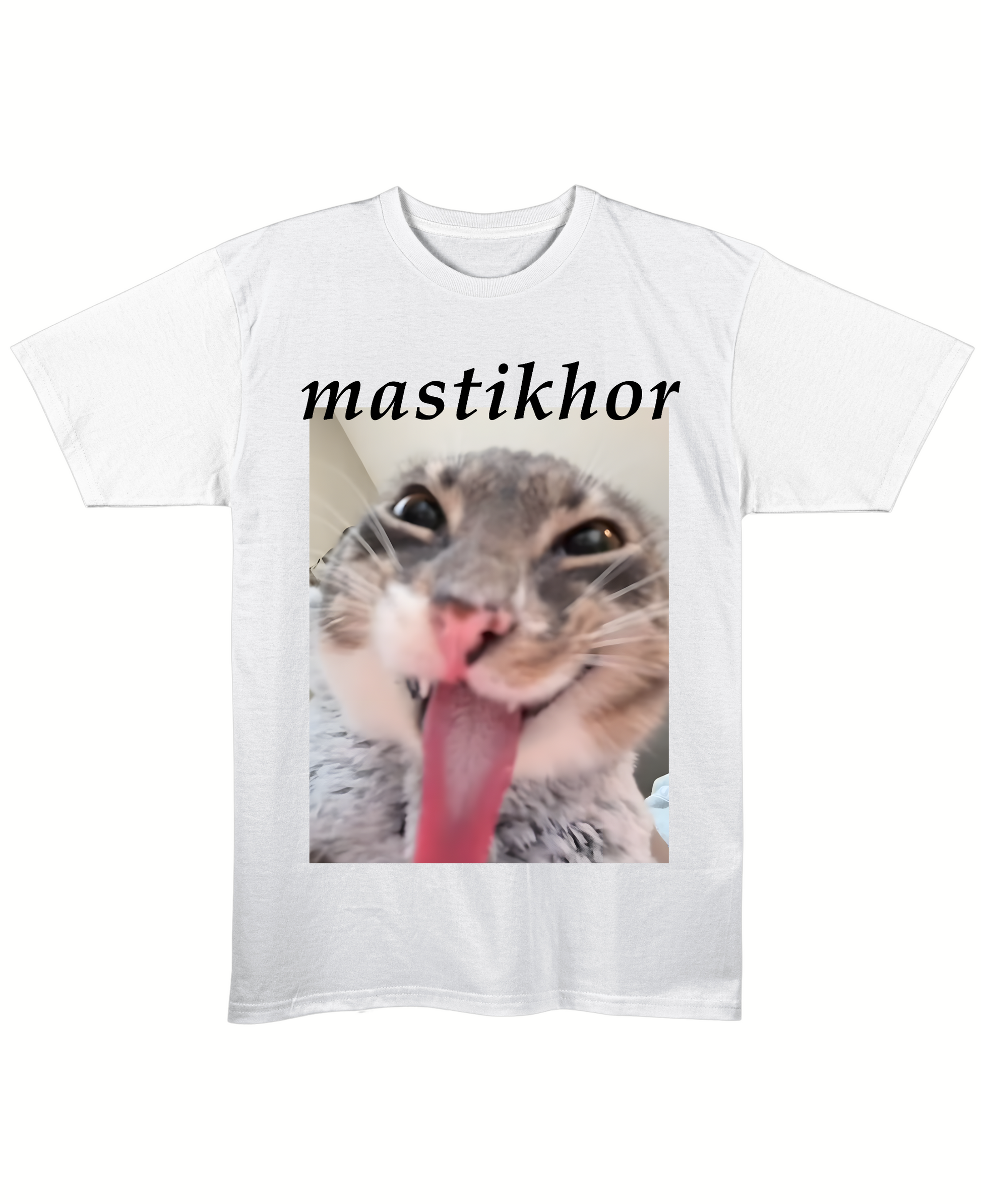mastikhor - Regular Fit Tee - White Front