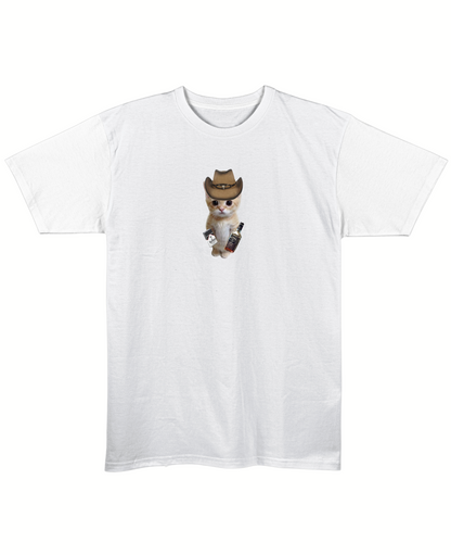 Hell Yeah (Marlboro and Jack Daniels) - Regular Fit Tee - White Front