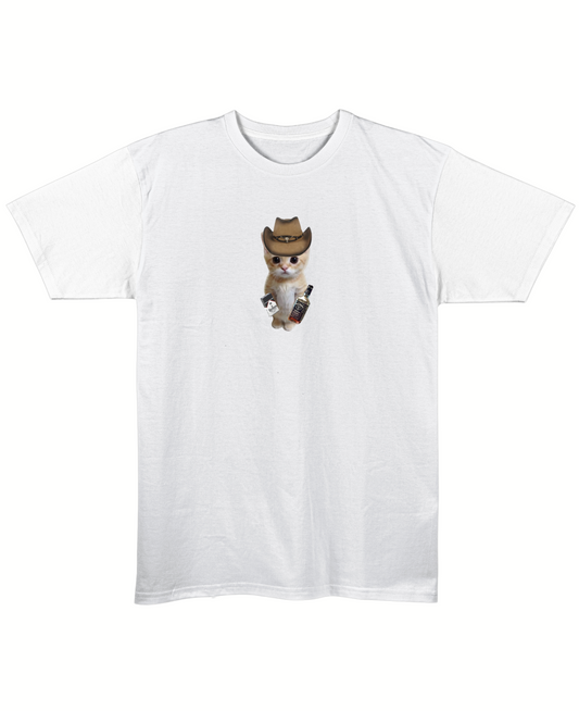 Hell Yeah (Marlboro and Jack Daniels) - Regular Fit Tee - White Front