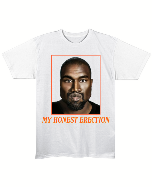 My Honest Erection - Regular Fit Tee - White Front