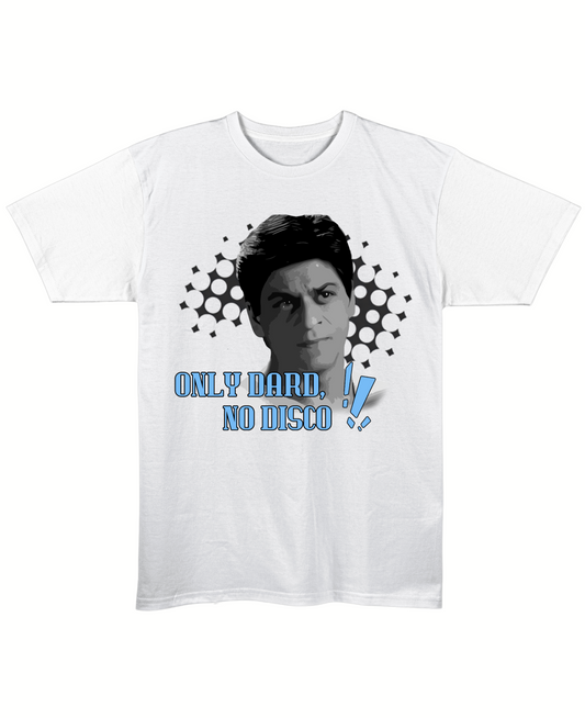 ONLY DARD, NO DISCO - Regular Fit Tee - White Front