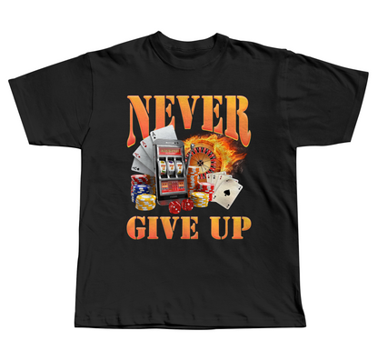 Never Give Up - Regular Fit Tee