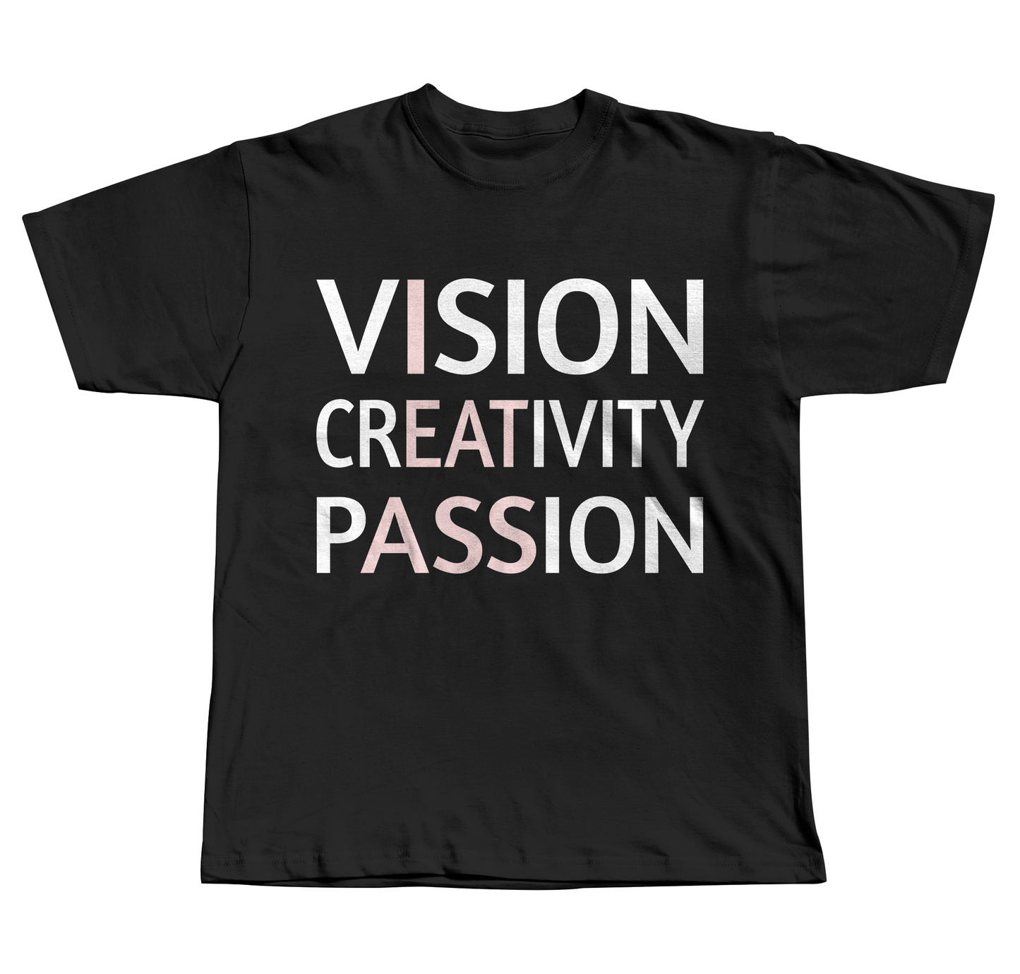 Vision, Creativity, Passion - Regular Fit Tee