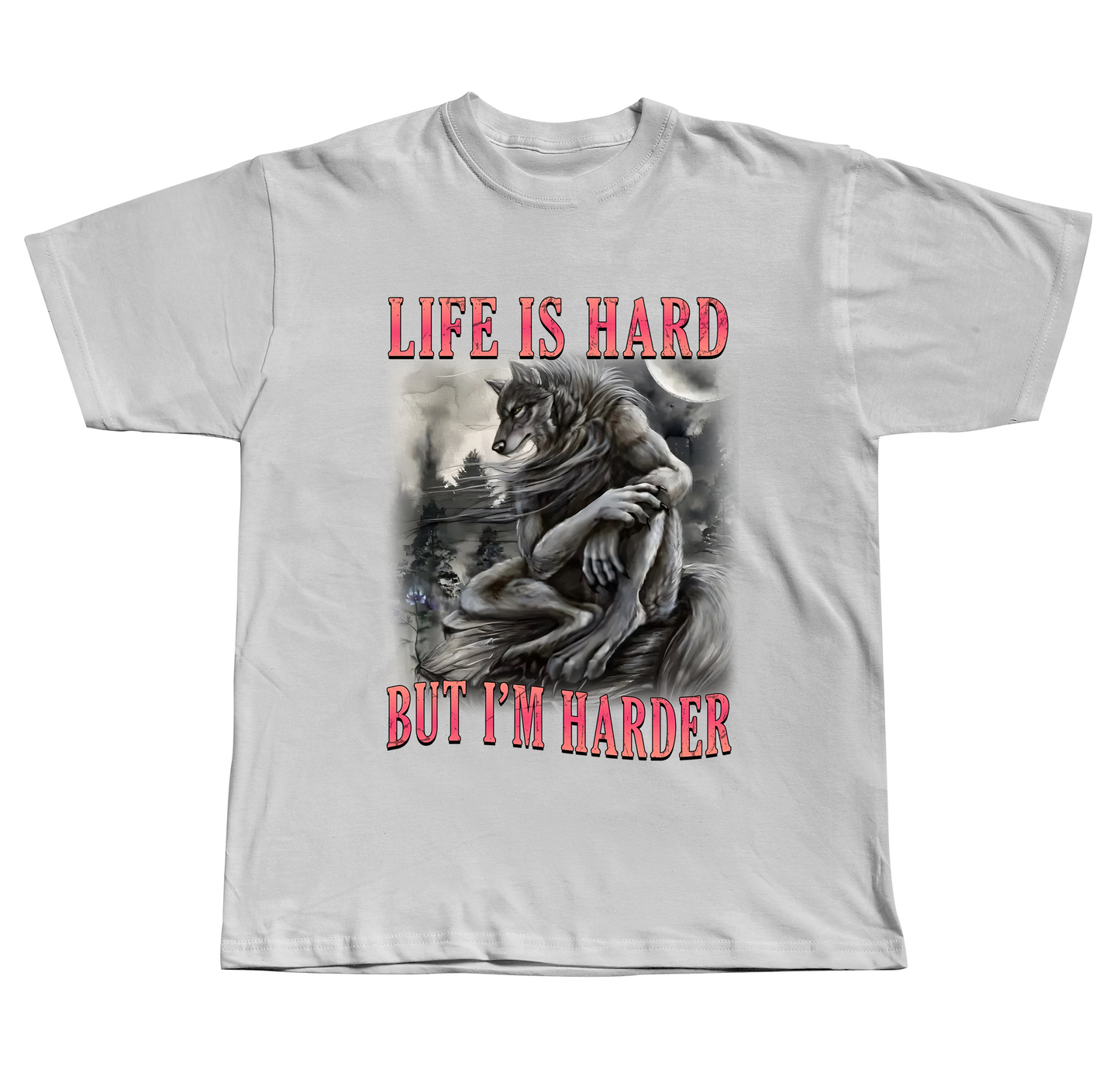 Life Is Hard, But I'm Harder(Cringe) - Regular Fit Tee